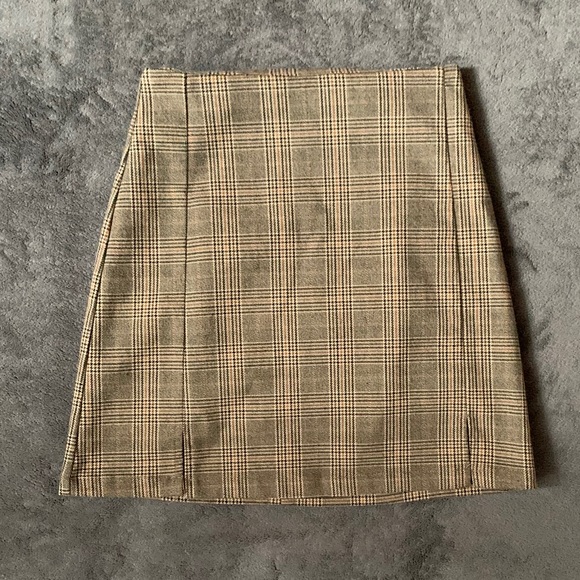 Plaid Mini Skirt - Picture 1 of 2